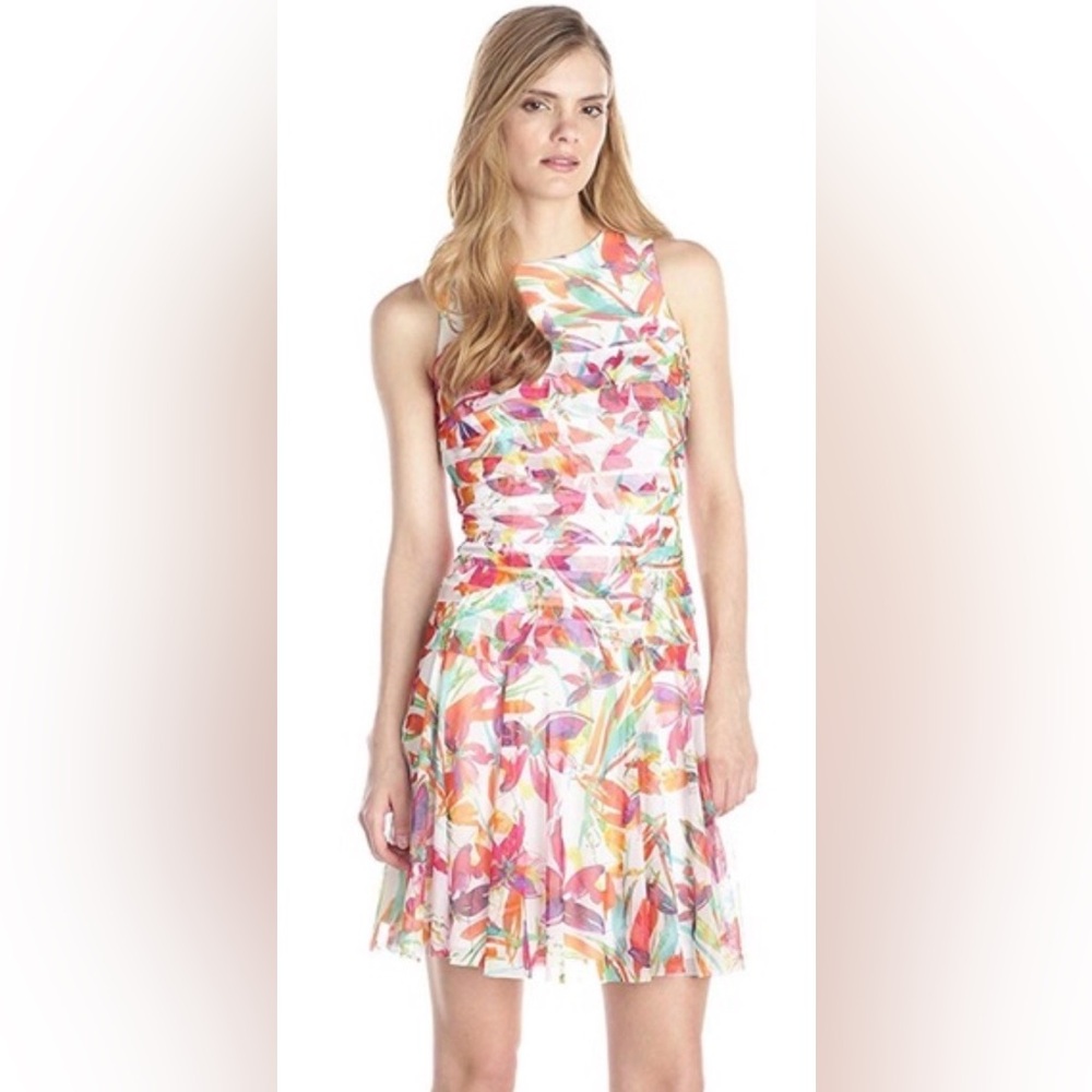 London Times  Floral Dress - Multicolor